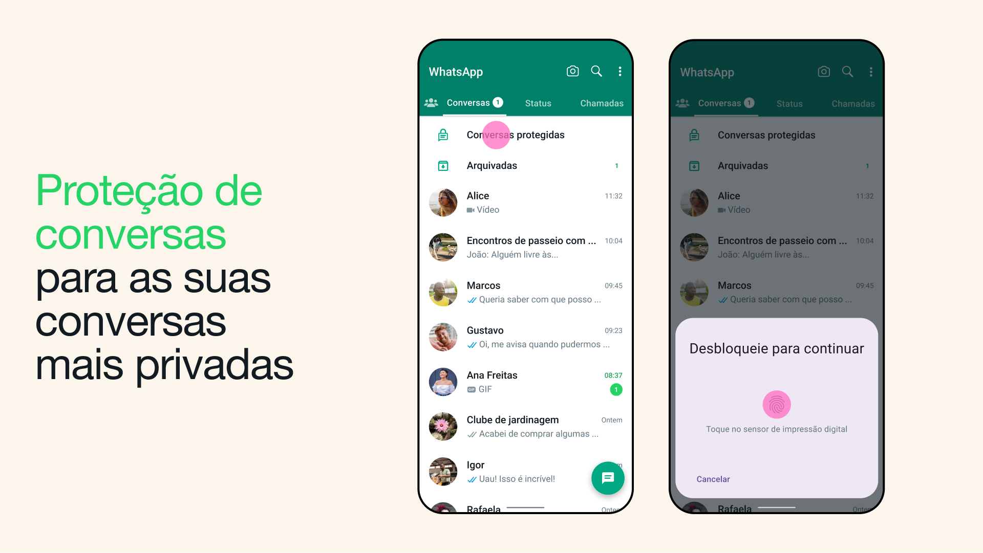 Bloqueio de Conversas: WhatsApp lança segurança extra para usuários