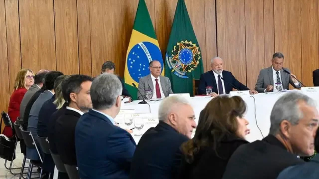 Lula em reunião com varejistas (Créditos:Foto/Reprodução)