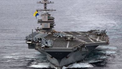 USS Gerald R. Ford: conheça o navio de guerra enviado pelos EUA após ataques do Hamas (Créditos: Reprodução)