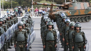 Exército mantém 160 dos 480 militares aquartelados, após roubo metralhadoras (Créditos: Agência Brasil)
