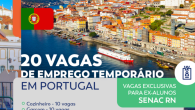 Senac do RN abre seleção para vagas de trabalho em Portugal