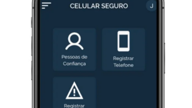 Tela inicial mostra as opções para cadastrar contatos com permissão para bloquear o celular (Reprodução/Governo federal)
