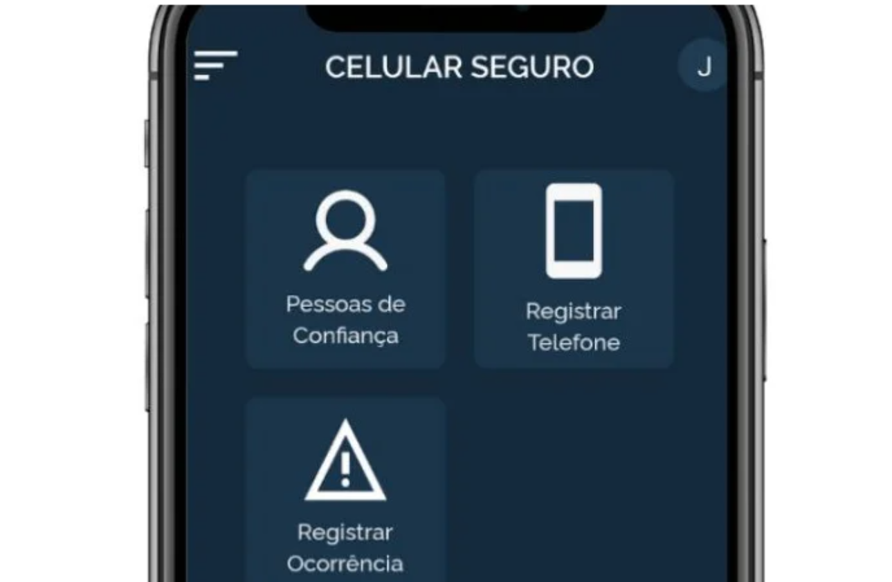 Tela inicial mostra as opções para cadastrar contatos com permissão para bloquear o celular (Reprodução/Governo federal)