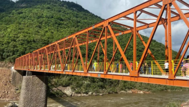 Reconstruída pela comunidade, ponte que liga cidades gaúchas é exemplo para o poder público (Foto: Reprodução / Rádio Solaris)