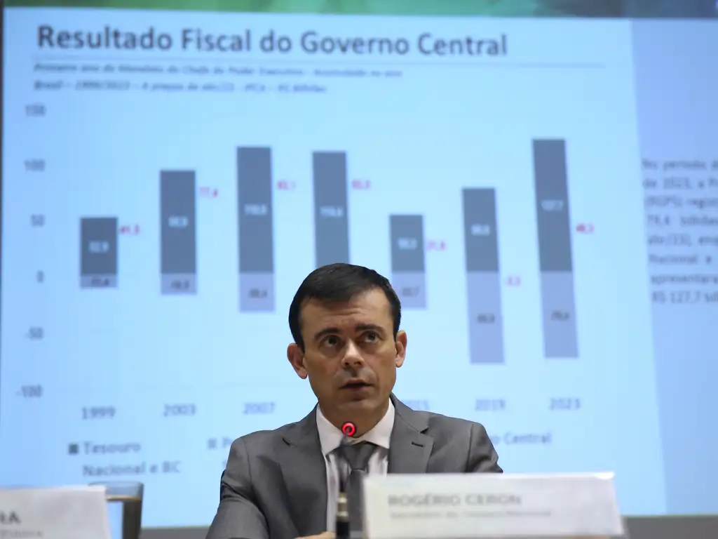 Secretário do Tesouro, Rogério Ceron avalia o déficit do Governo Federal em 2023 - (Foto: José Cruz/Agência Brasil)