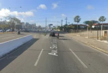 Via central da BR-101, sentido Parnamirim-Natal ganha novo acesso à marginal (Foto: Reprodução/Google Maps)