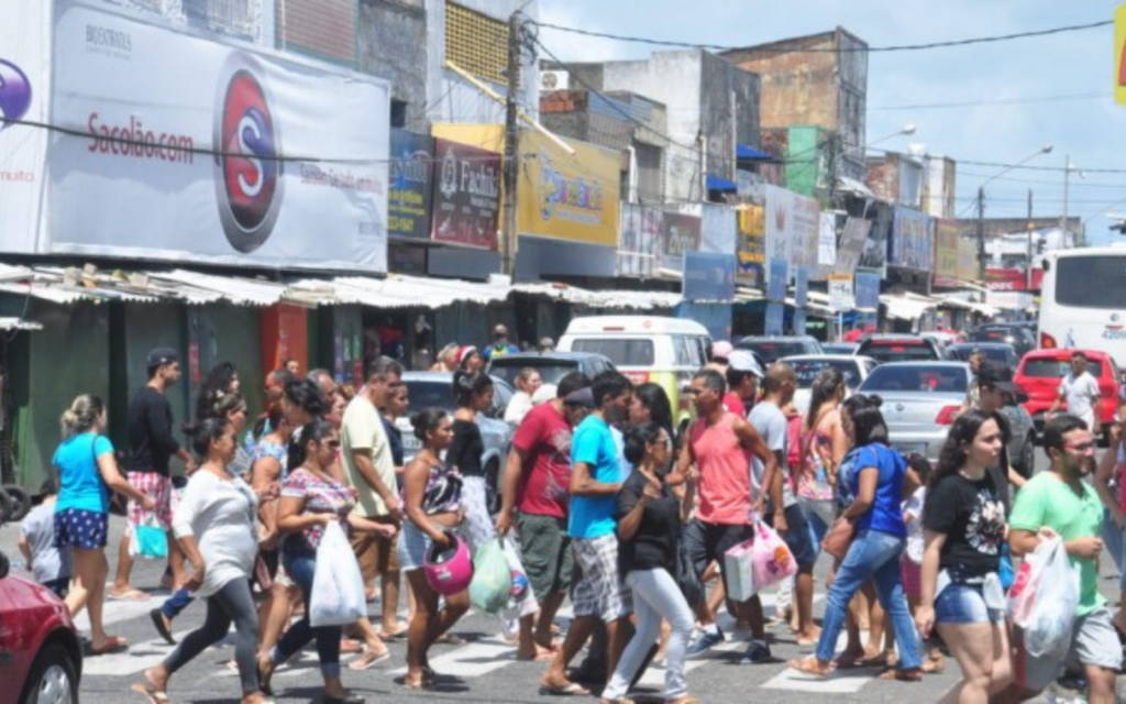 
Comércio de rua no Alecrim deverá ser fechado na segunda e terça-feira de Carnaval. (Foto: Divulgação / CDL Natal)