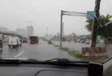 Alagamentos e interdições complicam trânsito em Natal após chuvas intensas