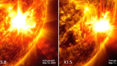 Sol lança a explosão mais poderosa em décadas
