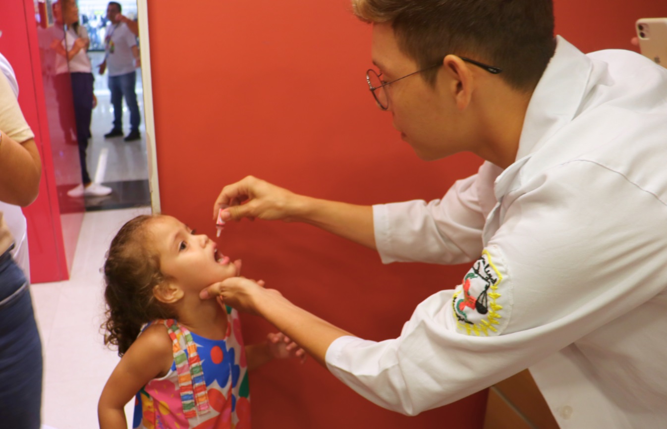 Dia D de vacinação contra a poliomielite ocorre neste sábado no Rio Grande do Norte