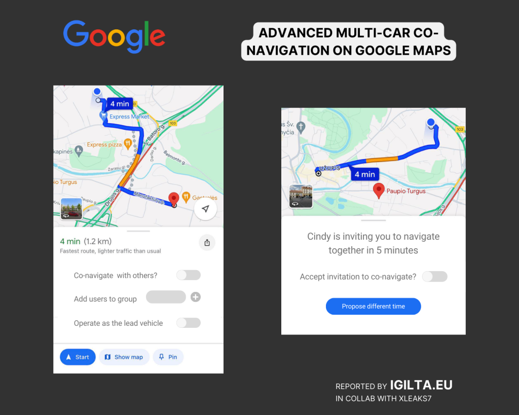 Nova função do Google Maps permite a grupos viajarem juntos ao mesmo destino, sincronizando múltiplos veículos com recursos úteis, mesmo partindo de locais diferentes.