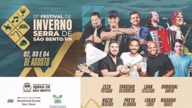 Festival de Inverno de Serra de São Bento terá com Dorgival Dantas e Zezo