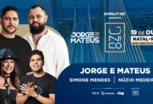 Turnê 'Jorge & Mateus Único' desembarca na Arena das Dunas em Natal; ingressos à venda