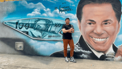 Silvio Santos ganha mural em Caucaia